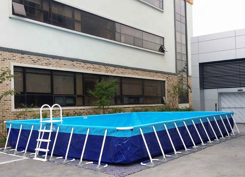 Сборный летний бассейн для турбазы 20 x 30 x 1 метр (рис.4)